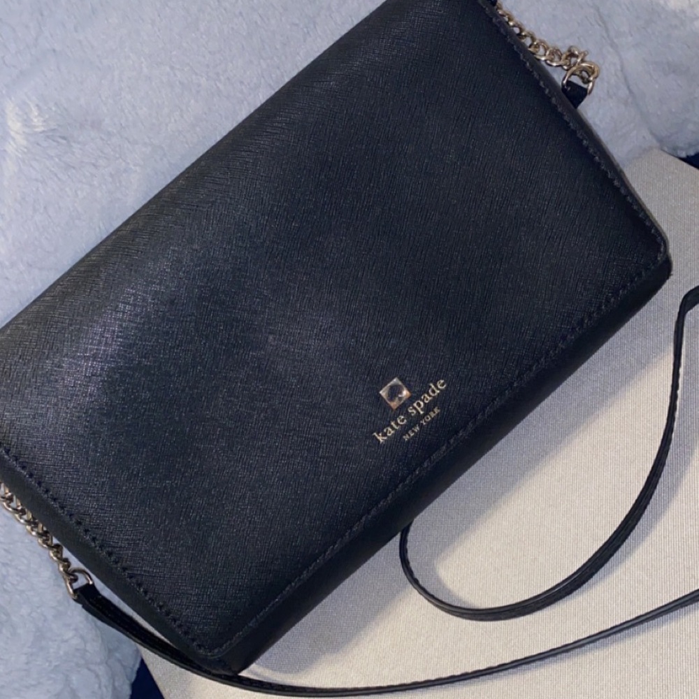 Black over the shoulder Kate Spade bag